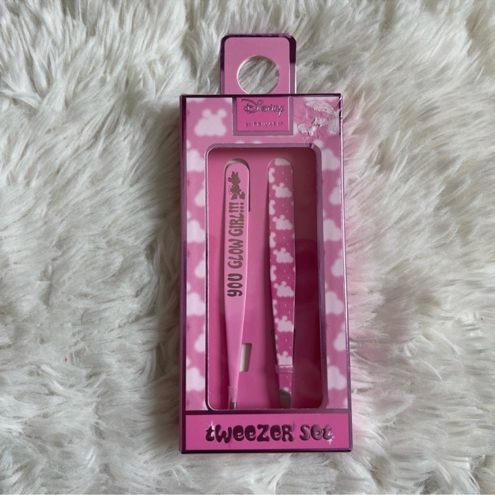 Disney Minnie Mouse Pink 2 Pack Tweezer Set New in Box